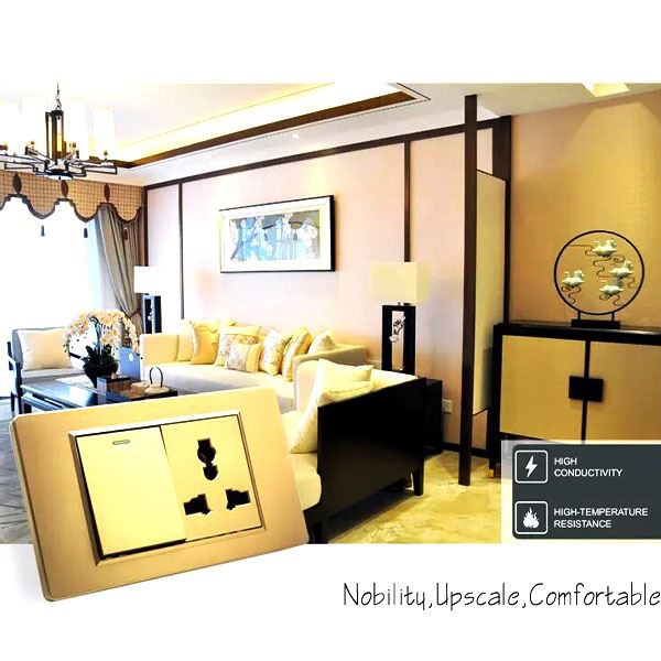 Електрични зидни прекидач и утичница за вишеструко осветљење